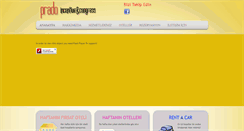 Desktop Screenshot of pradotour.com.tr